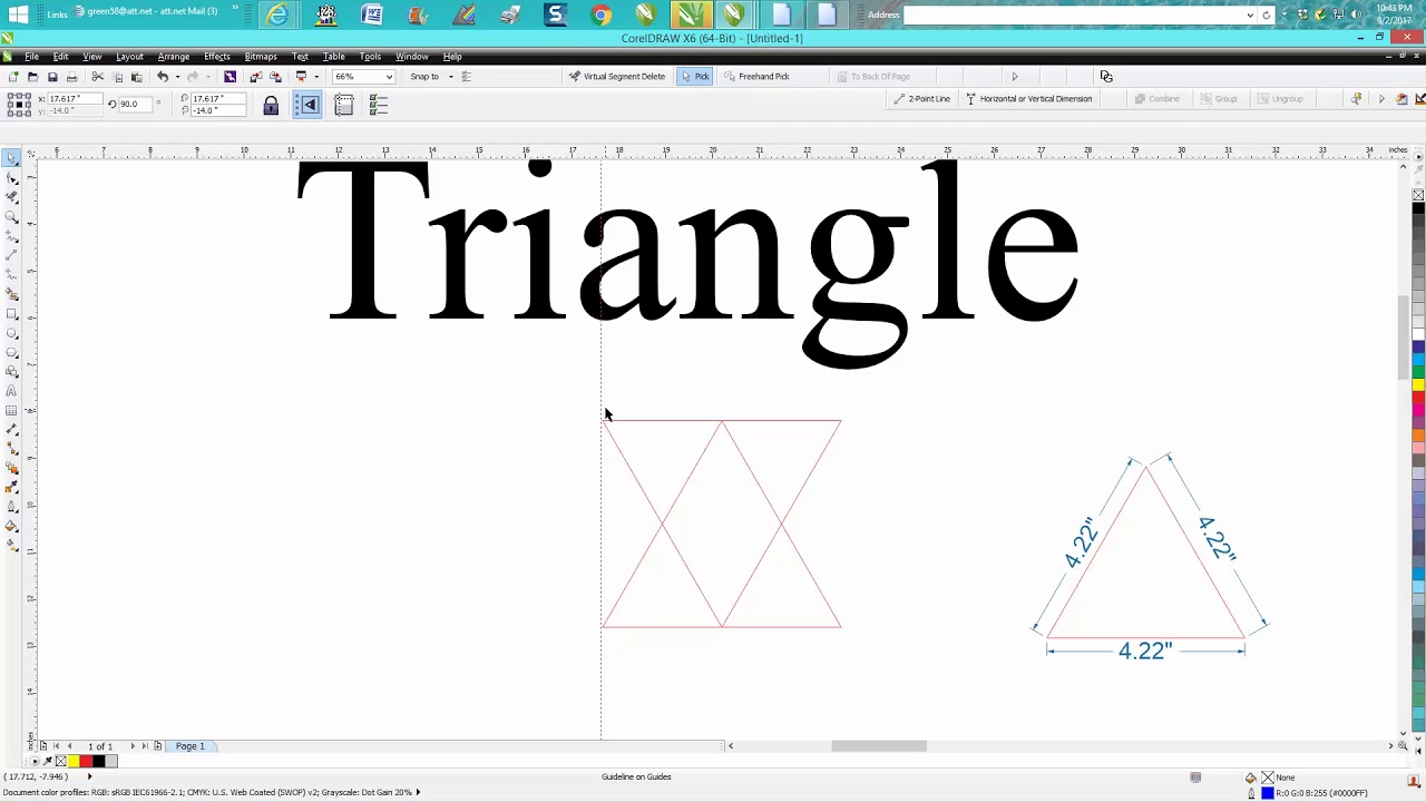 Triangle Design In Coreldraw At Randy Eubanks Blog