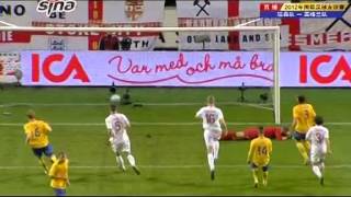 Zlatan Ibrahimovic freekick goal//11-14-2012