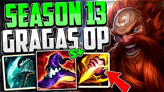 How to Play GRAGAS JUNGLE & CARRY FOR BEGINNERS👌 | Gragas Jungle Guide Season 13 League of Legends