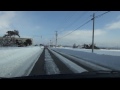 旭川市 1080p 車載動画 雪道ドライブ 緑橋通 → 大雪通東1条2丁目道路 → 金星橋通 → 永山東光線 → 2番道路：宮下通交点～15丁目道路交点