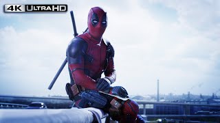 Deadpool 4K HDR | Highway Fight Scene 1/2 - Maximum Effort