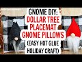 Dollar Tree Gnome DIY / Tiered Tray Gnome Pillows / Scrap Buster for Christmas / DIY Gnome Craft