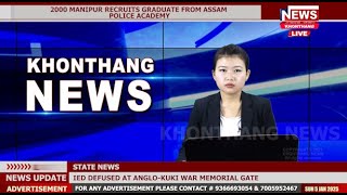 KHONTHANG NEWS | 5:00 PM MANIPURI NEWS | 5 JAN 2025