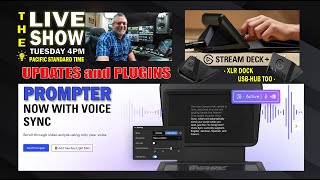 Propmpter Voice SYNC Follow Update and Stream Deck + XLR DOCK & USB- HUB TOO