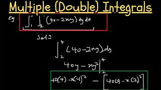 Multiple (Double) Integrals- Calculus 3 #calculus #integration #doubleintegrals #multipleintegrals