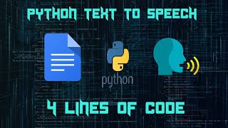 Python Text to Speech in 4 lines | pyttsx3 | Convert Text into Human Voice