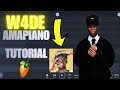 How To Make Amapiano Like W4DE in FL Studio Mobile