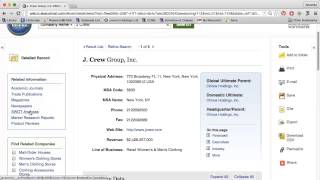 Finding Company Profiles in Business Source Complete