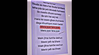 Mera Pyar Tera Pyar Status By AKASH Creation ✨ || Google Search Lyrics Editing Mera Pyar Tera Pyar