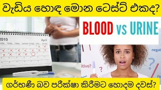 වඩා නිවැරදි මුත්‍රා පරීක්ෂණයද ලේ පරීක්ෂණයද? | Benefits of doing urine test and Blood test?