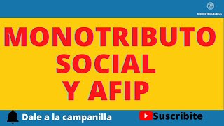 👉 MONOtributo SOCIAL -COmo SAcar CLAVE FIScal y OBTENER CUIT Afip ONline ( PARte II )#noticiasanses