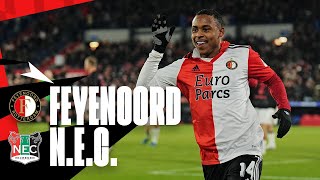 Crazy ROLLERCOASTER RIDE in ROTTERDAM 🎢 | Highlights Feyenoord - NEC | KNVB Beker 2022-2023