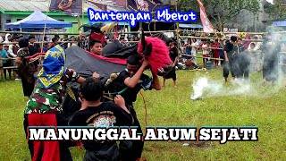 Banteng MANUNGGAL ARUM SEJATI Mberot Full Sorakan penonton Live Lapangan Maondoroko Singosari