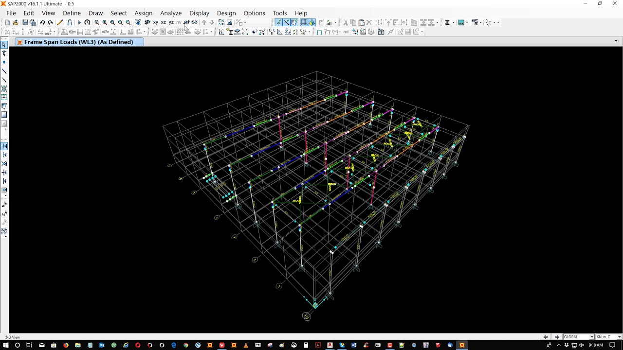 How To Design Sap2000 For Steel Structural Building 1 - YouTube