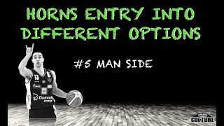 HORNS ENTRY #5 MAN SIDE | Basketball Culture for Coaches Clinic