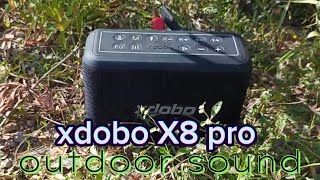 Xdobo x8 pro outdoor sound #xdobo #soundtest #bluetoothspeakers #outdoorsounds  JeffArbeeTv