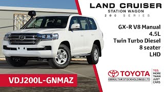 Toyota Land Cruiser 200 Series GX-R V8 (manual) - 4.5L Twin Turbo - 8 seater - LHD