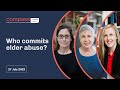 Who commits elder abuse? webinar