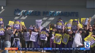 Kaiser Permanente workers go on strike in largest healthcare walkout in U.S. history