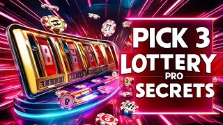 Pick 3 Lottery SECRETS😳 the Pros Don't Want You to Know