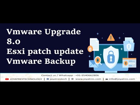 Vmware Upgrade 8.0| Esxi Patch Update | Vmware Backup |Vmware Courses ...