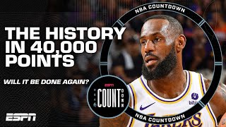 Besides LeBron, no one will EVER score 40K points! - Kendrick Perkins | NBA Countdown