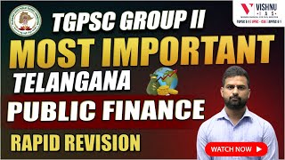 TGPSC GROUP - 2 : Economy Telangana Public Finance Rapid Revision #tgpscgroup2