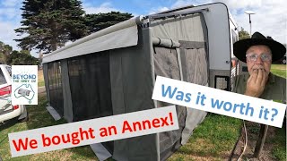 We purchased a Full Annex for our caravan? Not what we expected when we use it for the first time!