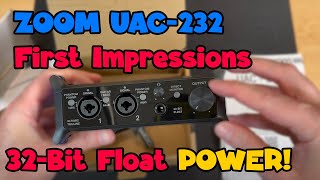 Zoom UAC-232 Unboxing and First impressions (Mac Setup - Logic Pro, Audacity)