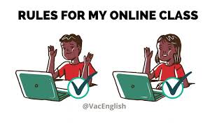 Rules for my virtual class. / online class rules / virtual class rules