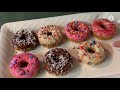 donas horneadas glaseadas de pastel súper deliciosas y fácil para negocio