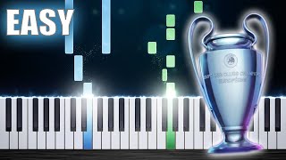 Uefa Champions League Anthem - Easy Piano Tutorial By Plutax