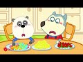 colorful fruit juice for kids 🥤 healthy habits for kids 🥰 wolfoo kids cartoon 🇨🇦