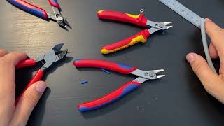 Knipex Cutters comparison Super Knips (78 03 140 - 78 06 125 - 78 81 125) and Diagonal (72 11 160)