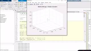 T Handle Rotation Simulation in Matlab