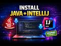 How to Install Java JDK and IntelliJ IDEA on Windows (10/11)