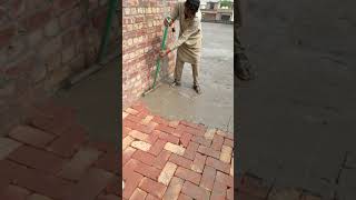 tiles grouting 2 step 0n roof brick tiles 47#youtubeshorts #youtube #shorts