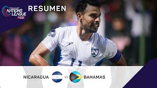 Liga de Naciones Concacaf 2022 Resumen | Nicaragua vs Bahamas