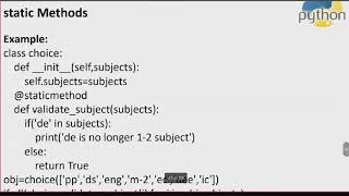Python for eee || static methods || dunder or magic methods || aaluri Seenu sir ||