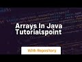 arrays in java tutorialspoint