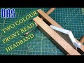 How to Sew a Two Colour Front Bead Headband // Adventures in Bookbinding