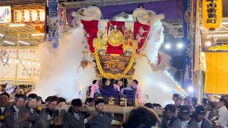 令和五年 西之町ふとん太鼓 蔵出し 百舌鳥八幡宮月見祭 宮出