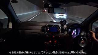 ABARTH595 動画26（新笹子隧道・ABARTH DAYに行ってきました）