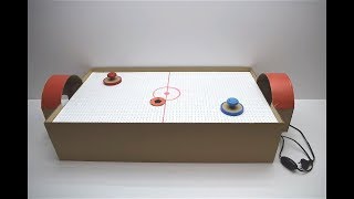 DIY Air Hockey Desktop Game from Cardboard