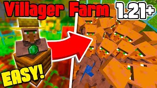 How to Build Easy Villager Breeder Farm | Minecraft 1.21+ Java \u0026 Bedrock Edition and pe