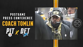 Postgame Press Conference (Week 10 vs Lions): Coach Mike Tomlin | Pittsburgh Steelers