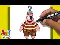 How To Draw PATRICK STAR | SpongeBob Search for SquarePants ( MOVIE )