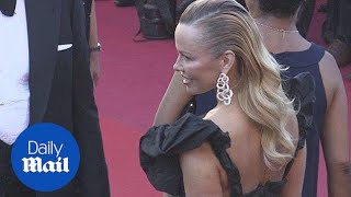 Pamela Anderson looks stylish on the Cannes red carpet - Daily Mail