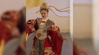 鳳冠霞帔，最美的新娘#明制婚服The most beautiful bride in China＃shorts