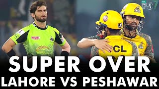 Super Over | Lahore Qalandars vs Peshawar Zalmi | Match 30 | HBL PSL 7 | ML2G